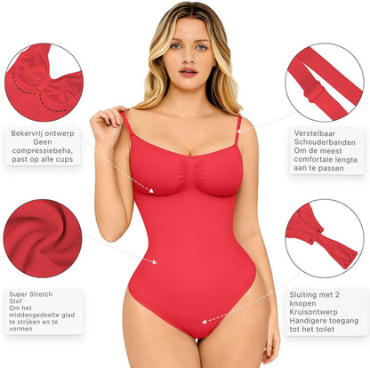Multifunctioneel shapewear met verstelbare bandjes en stretchmateriaal