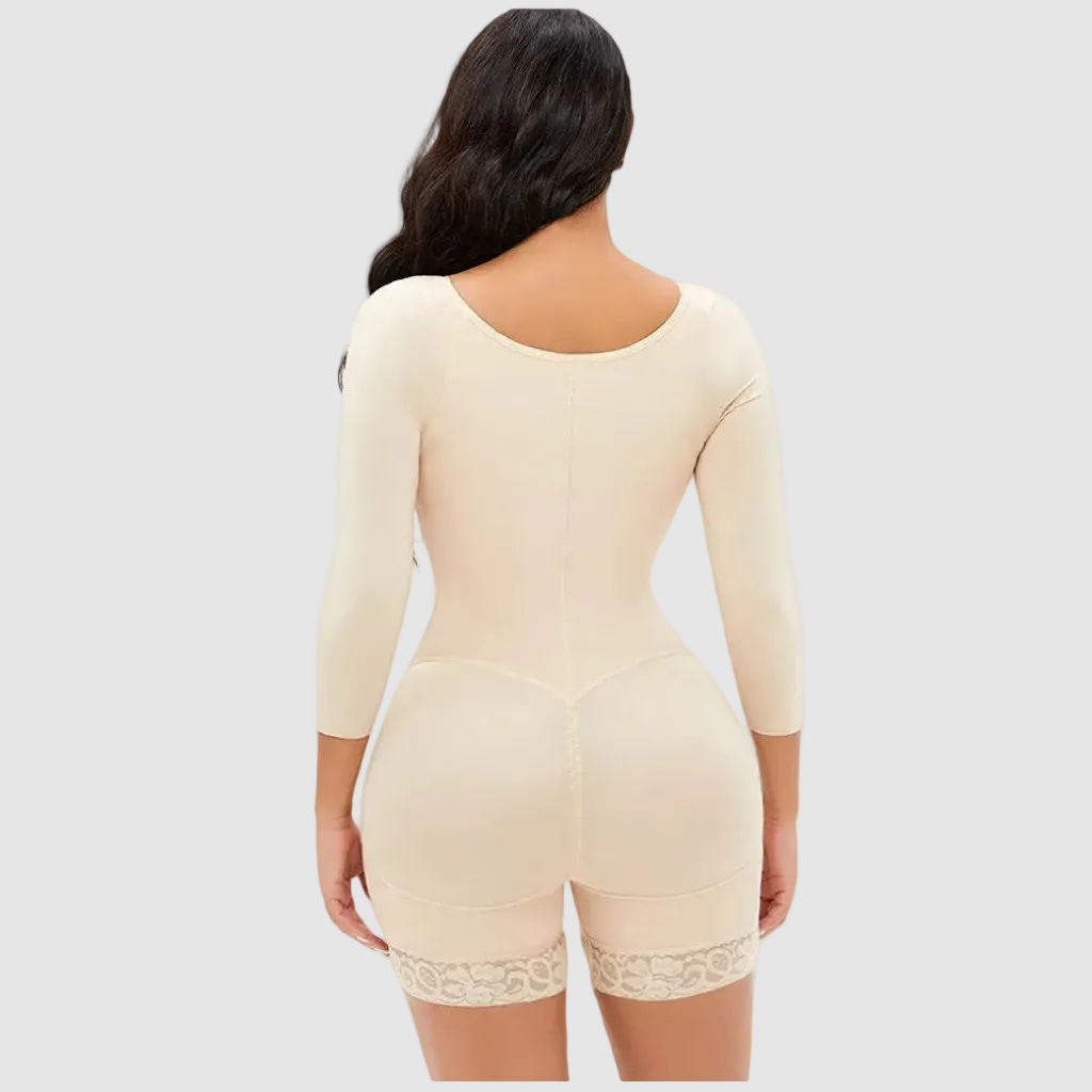 Long Sleeve Sculpting Zipper Bodysuit